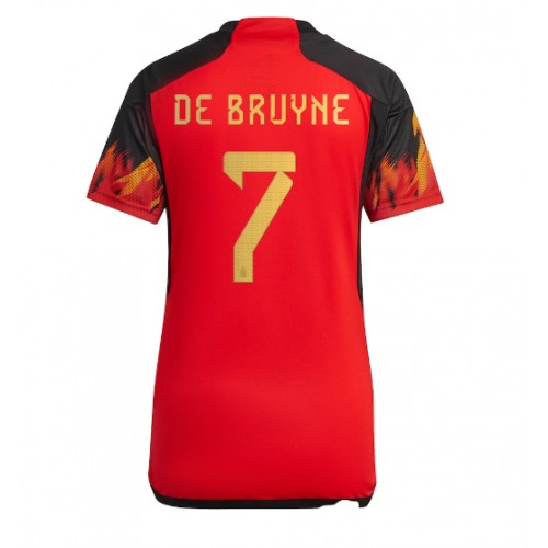 Dres Belgija Kevin De Bruyne #7 Domaci za Žensko SP 2022 Kratak Rukav